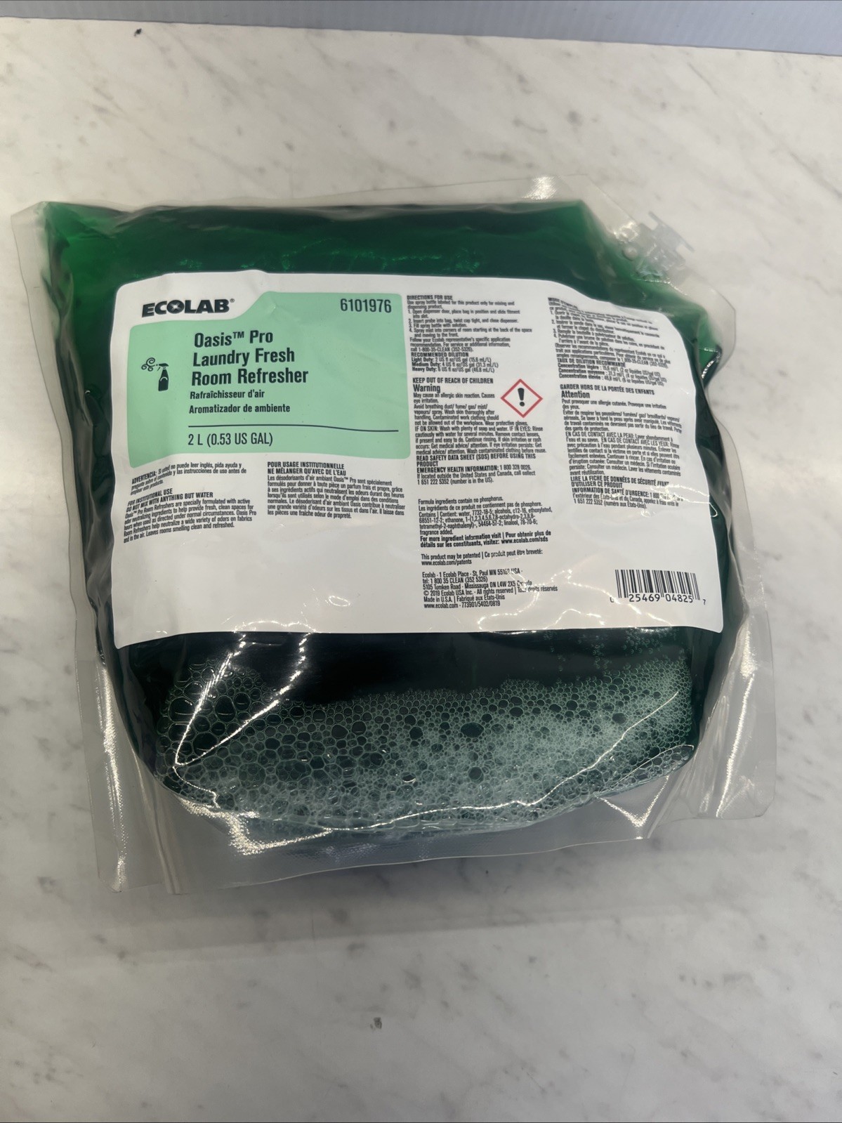 Ecolab Oasis Laundry Fresh Room Refresher 6101976 1-2L Bag