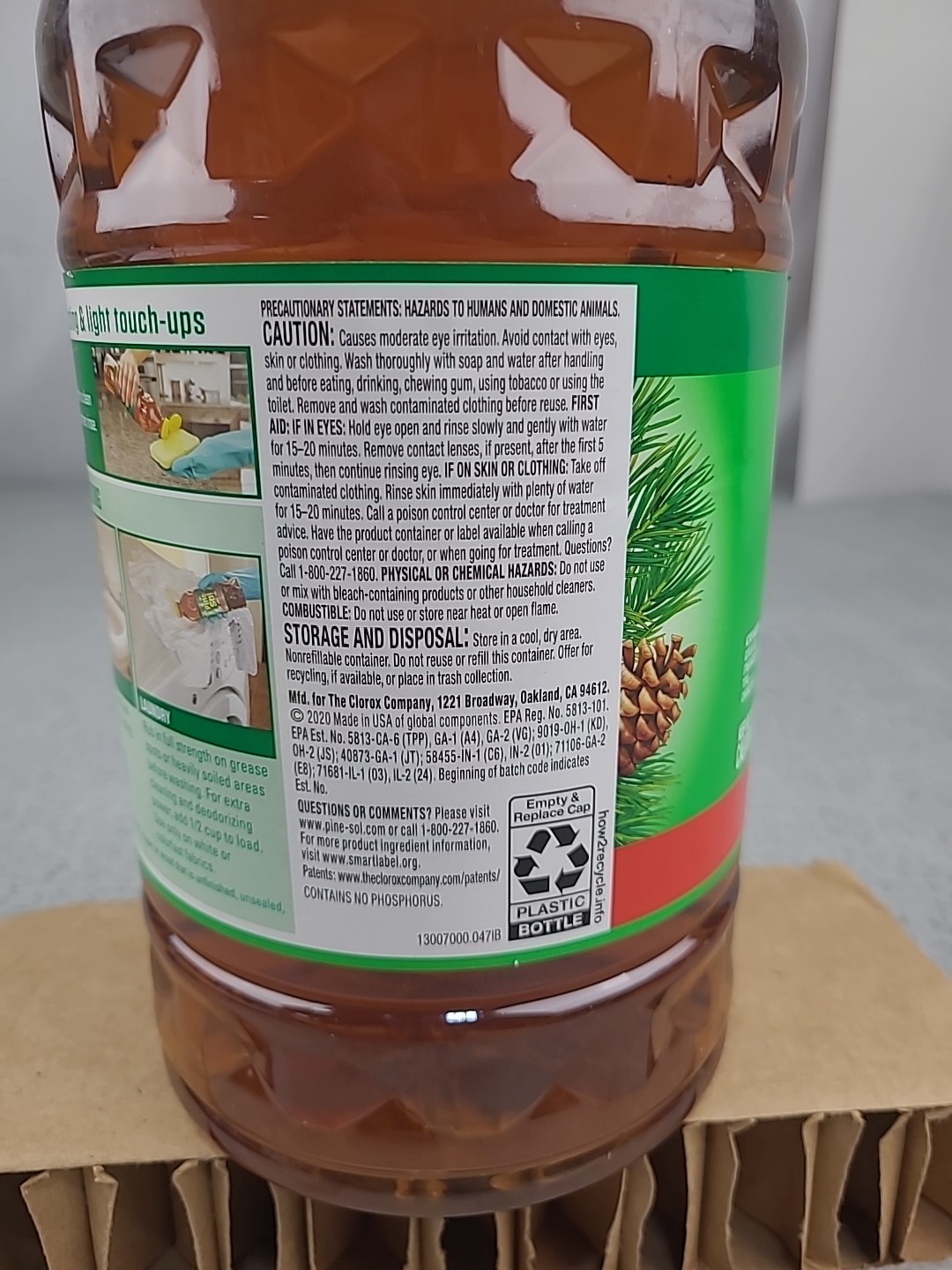 Pine Sol 100oz ORIGINAL Formula with PINE OIL Glycolic Acid Cleaner .