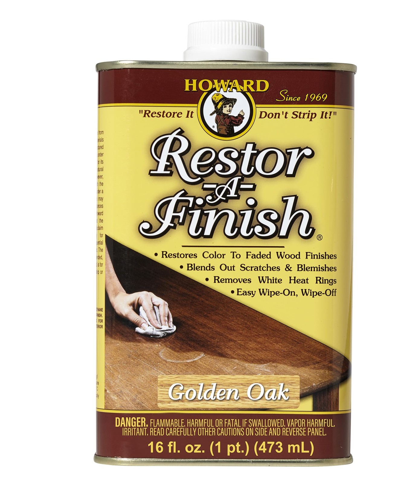 Wood Stain Restorer for Wood Surfaces, Golden Oak, 16 Fl Oz, 1 Pack