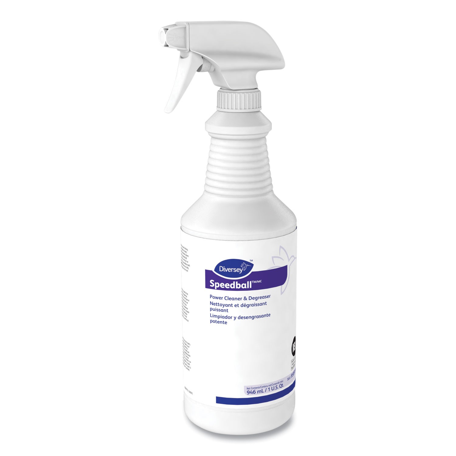 Diversey? Speedball 2000 Heavy-Duty Cleaner, Citrus, Liquid, 1qt. Spray Bottle,
