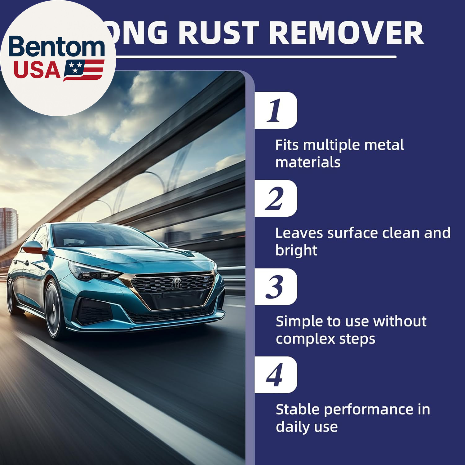 2Pcs Rust Remover Spray for Metal,2026 Upgrade Rust Remover for Metal,Rust Remov