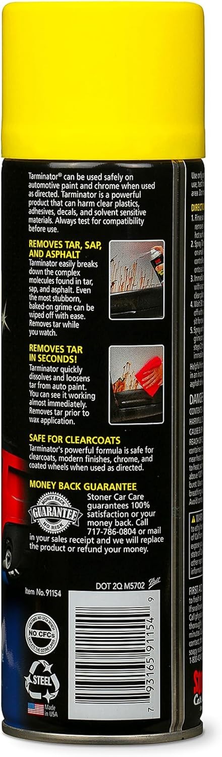 Stoner Car Care 91154 Tarminator Tar, Sap, and Asphalt Remover Spray, 10 oz