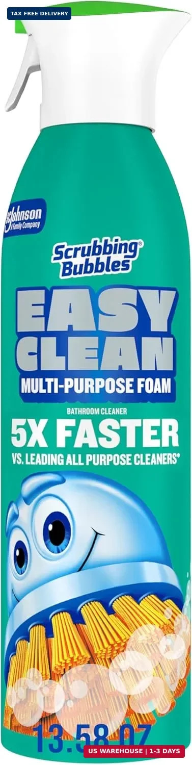 Scrubbing Bubbles Easy Clean Foaming Multipurpose Bathroom Cleaner, Continuous S