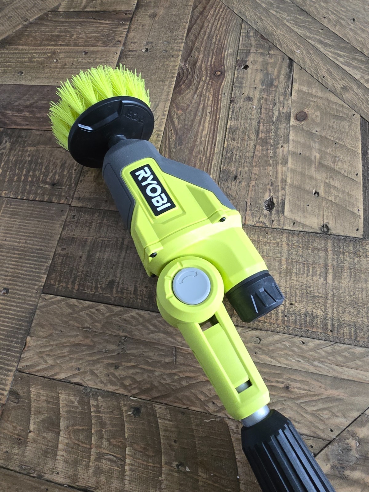Open-Box! 🔥 RYOBI USB Telescoping Power Scrubber + One Brush (FVG53) TOOL-ONLY