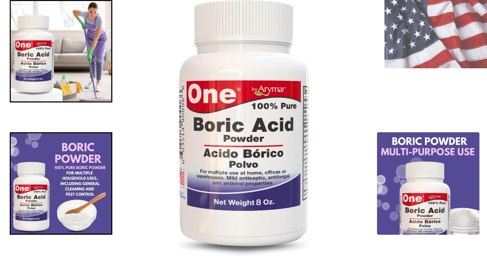 Boric Powder, Multipurpose Household Cleaner and Freshener, Pure Granular For…