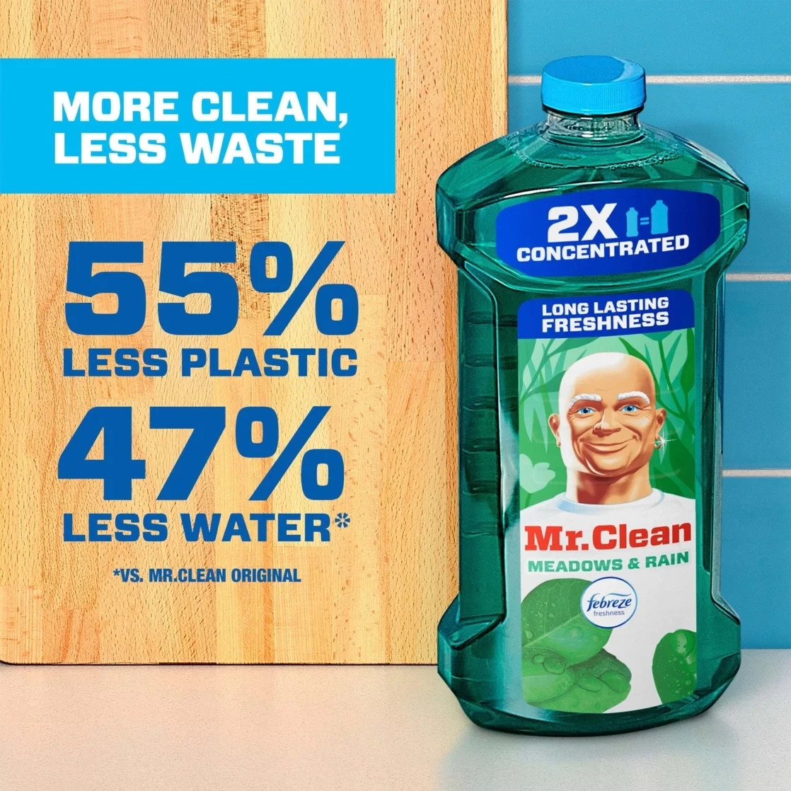2X Concentrated Multi Surface All Purpose Cleaner Meadows Rain Scent 41oz