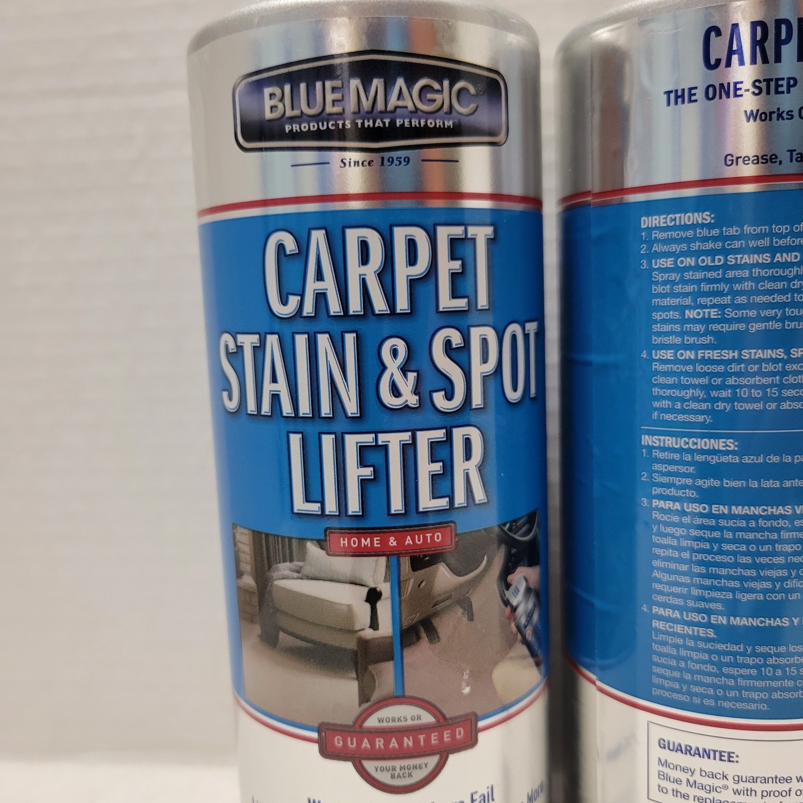Blue Magic 22 oz Aerosol Carpet Stain & Spot Lifter Spray – Quantity 3