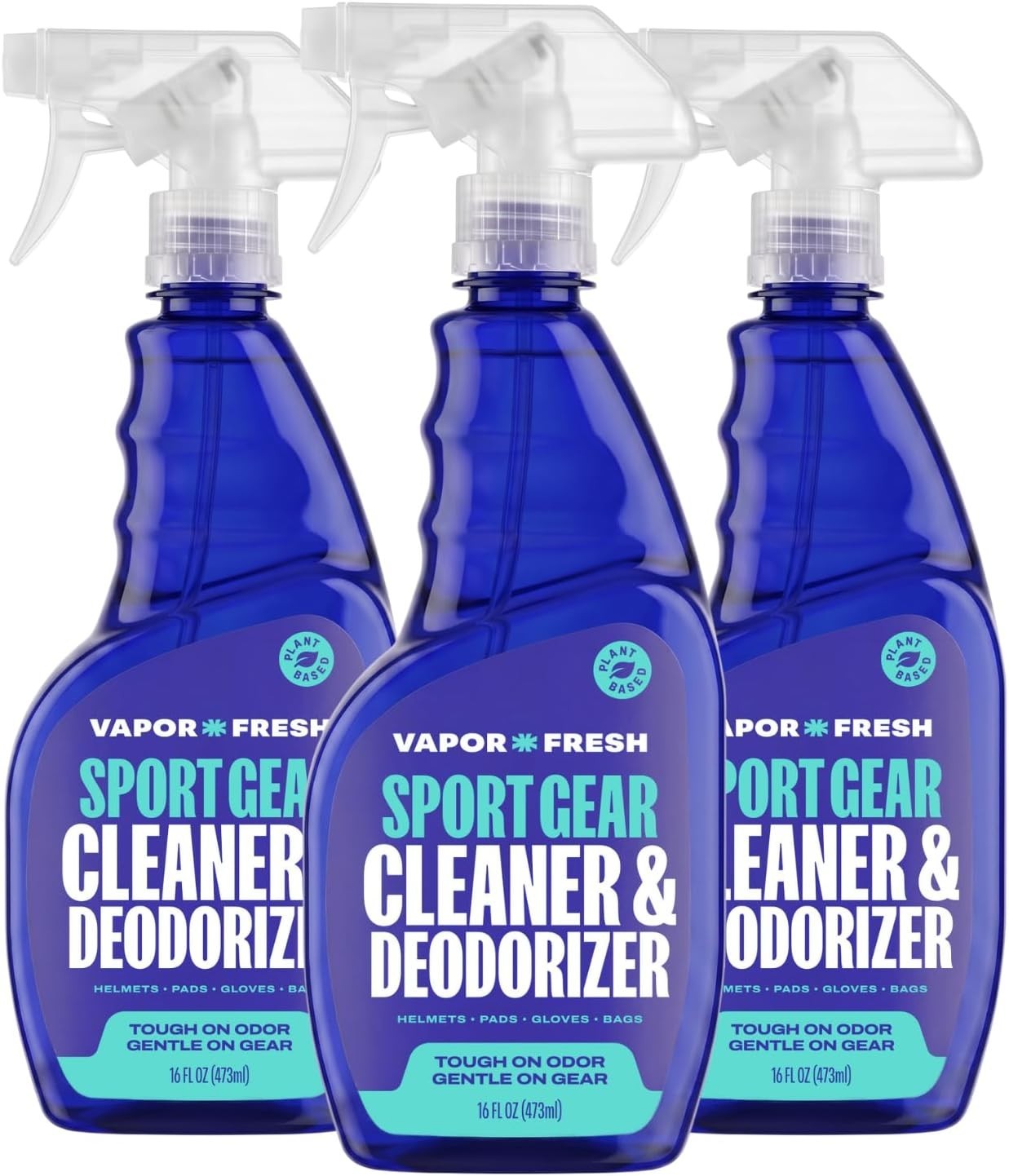 Clean & Freshen Sports Gear – Natural Formula – 3-Pack