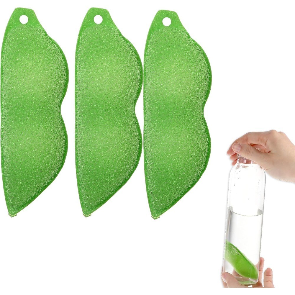 Magic Beans Bottle Cleaning Sponge Reusable Heat Resistant Scrubber for Small