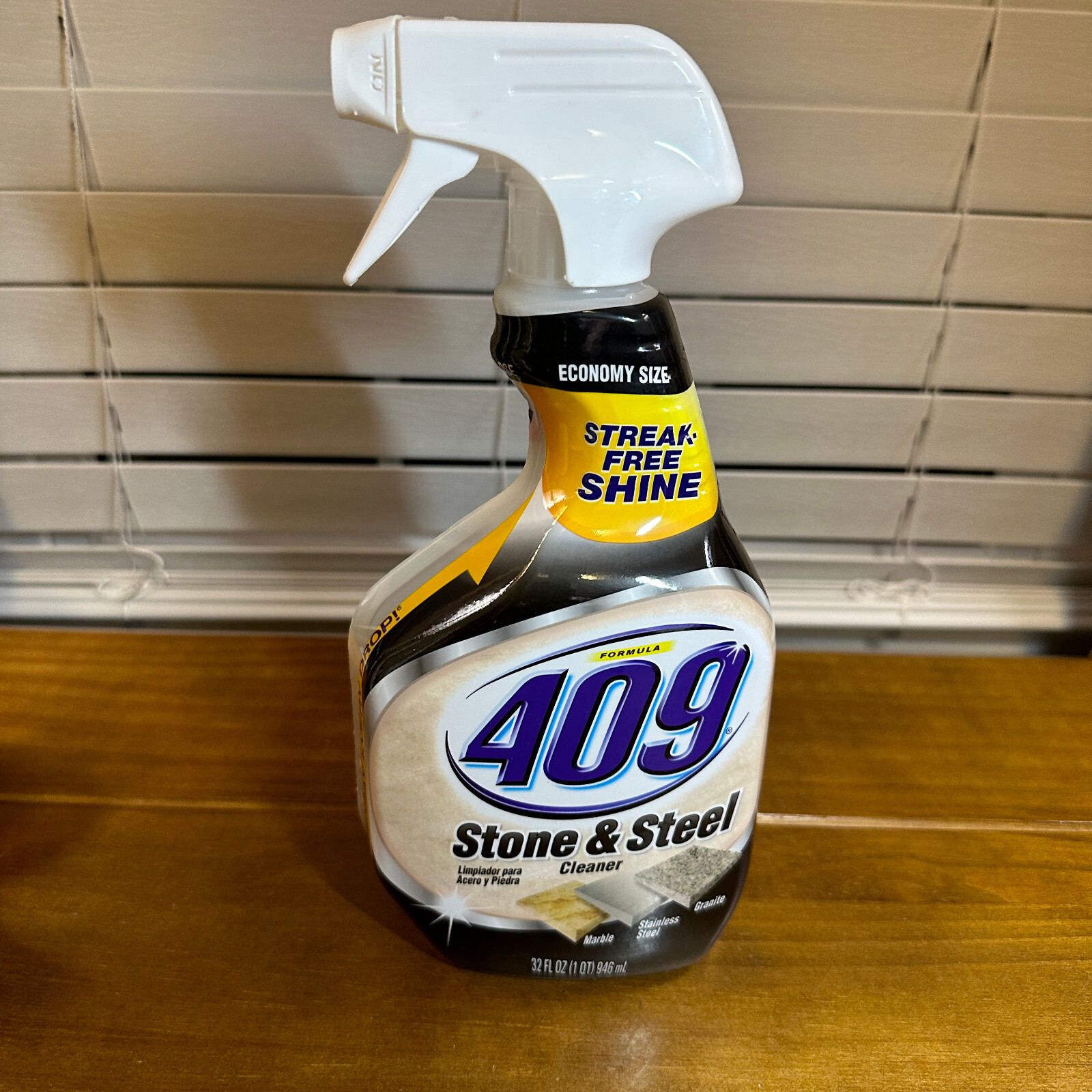 2 Bottles Formula 409 Stone Steel Cleaner Spray 32oz Each