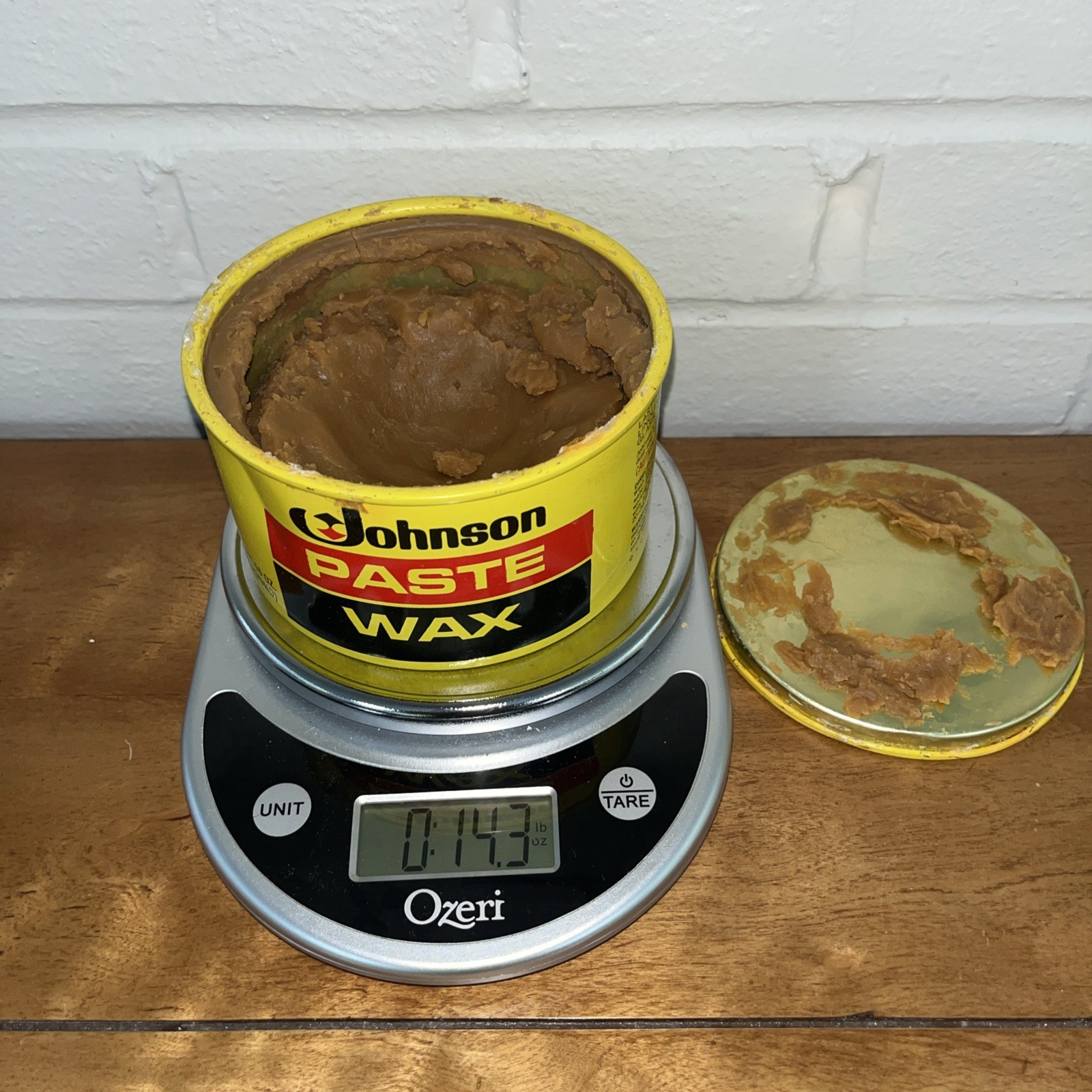 SC Johnson Paste Wax The Original Formula, 16 oz (1 lb) 80% full