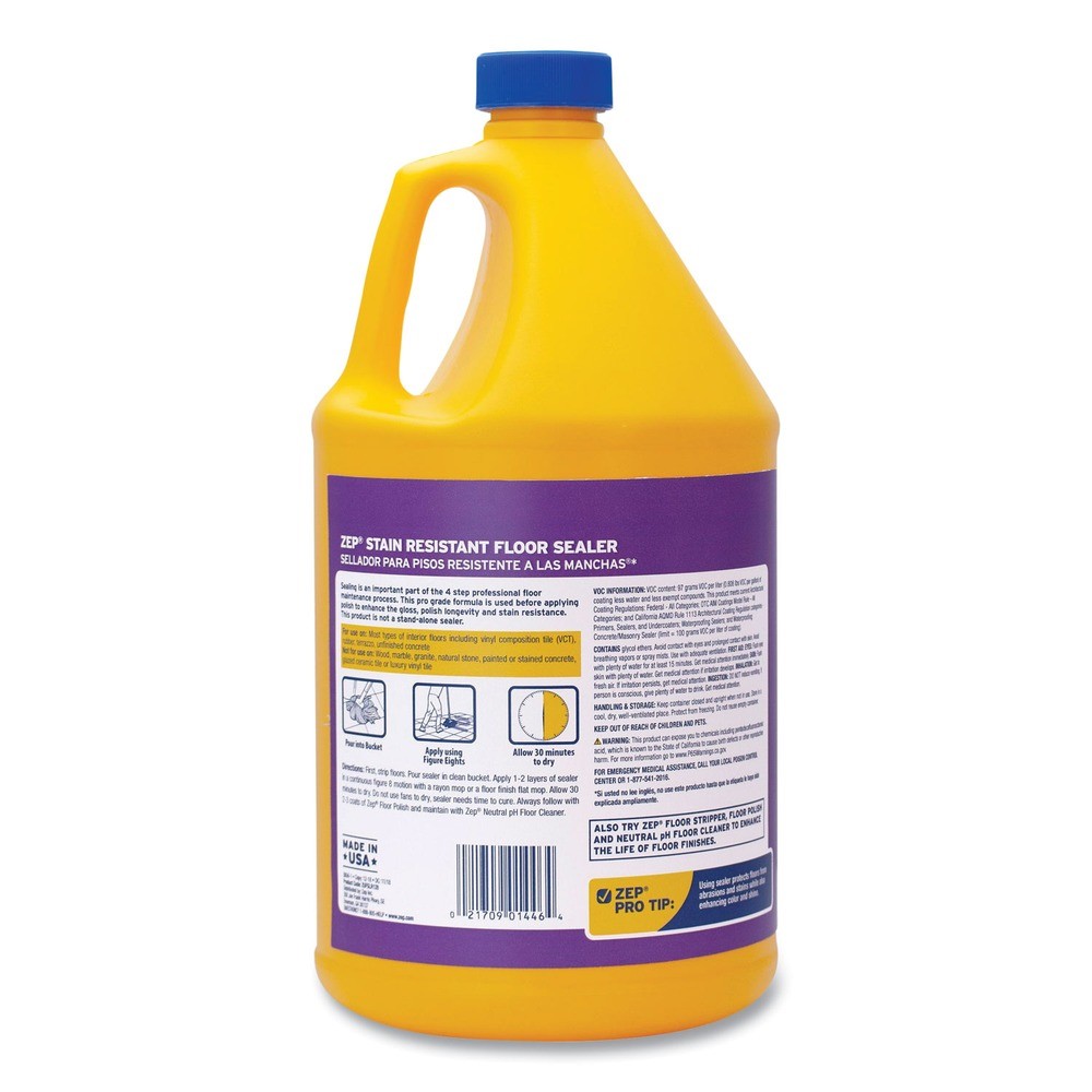Zep Commercial ZUFSLR128EA 1-Gal Bottle Stain Resistant Floor Sealer New