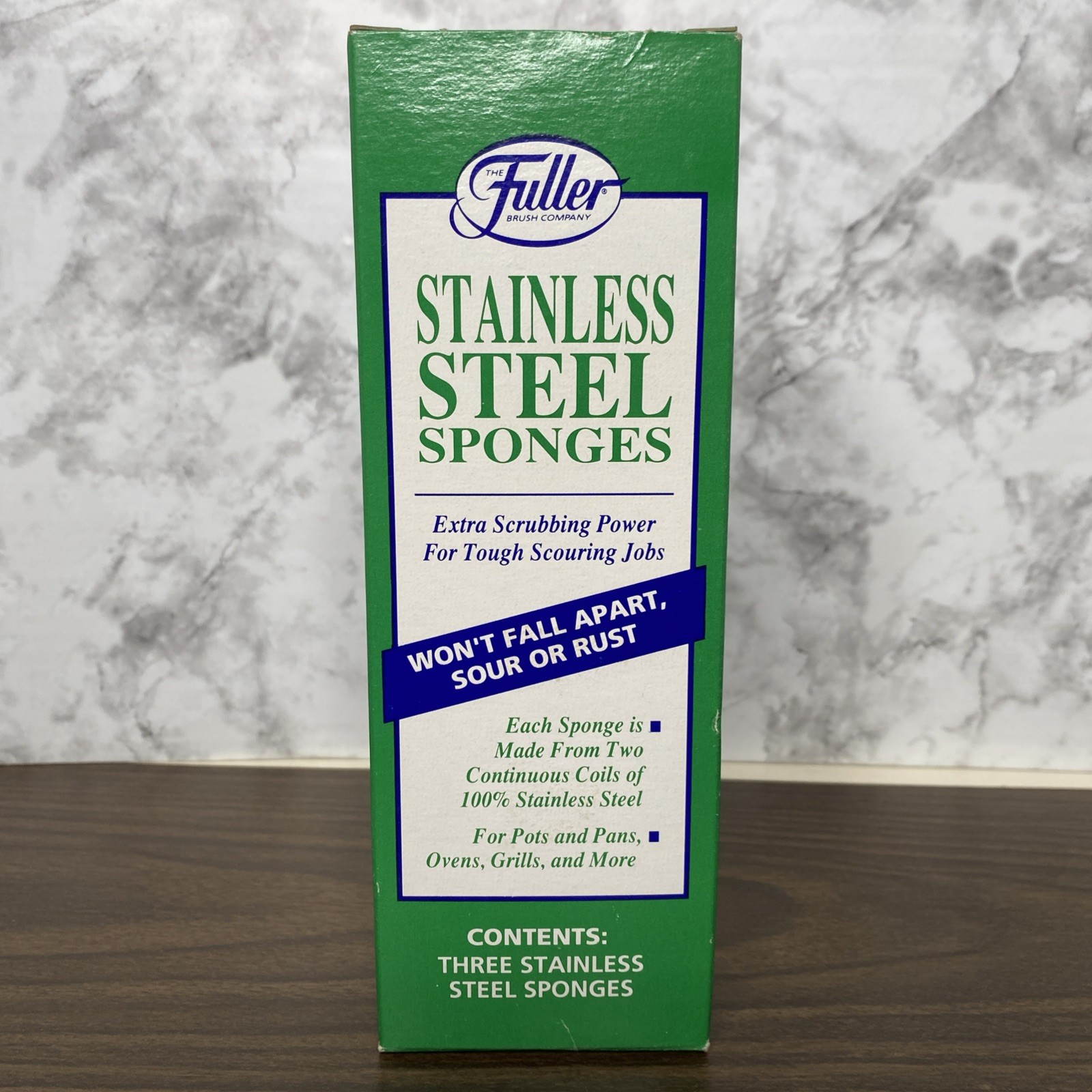 VTG Fuller Brush Co. 100% Stainless Steel Sponges Extra Scrubbing Power