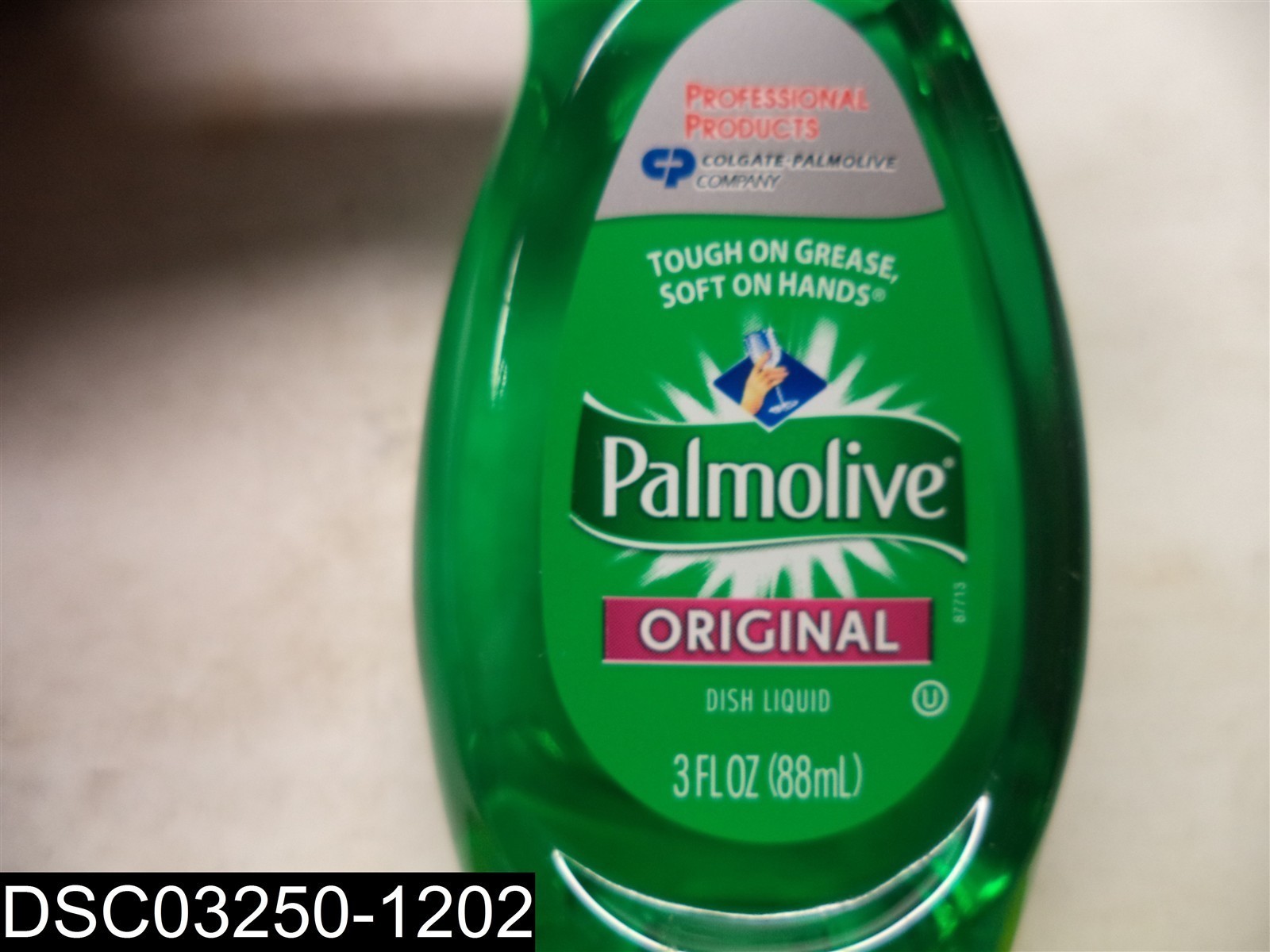 QTY=216oz(72x3oz) 03511747 Palmolive Dish Liquid Soap Travel Size 201417
