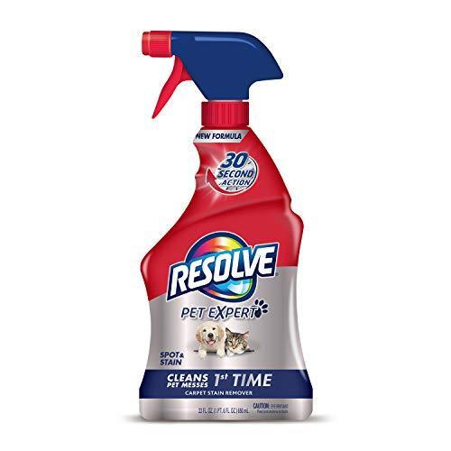 Resolve Pet Expert Carpet & Upholstery Cleaner – Removes Stains and Odors, 22 oz