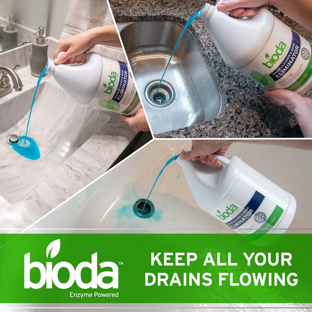 Enzyme Drain Cleaner & Septic Safe Odor Eliminator