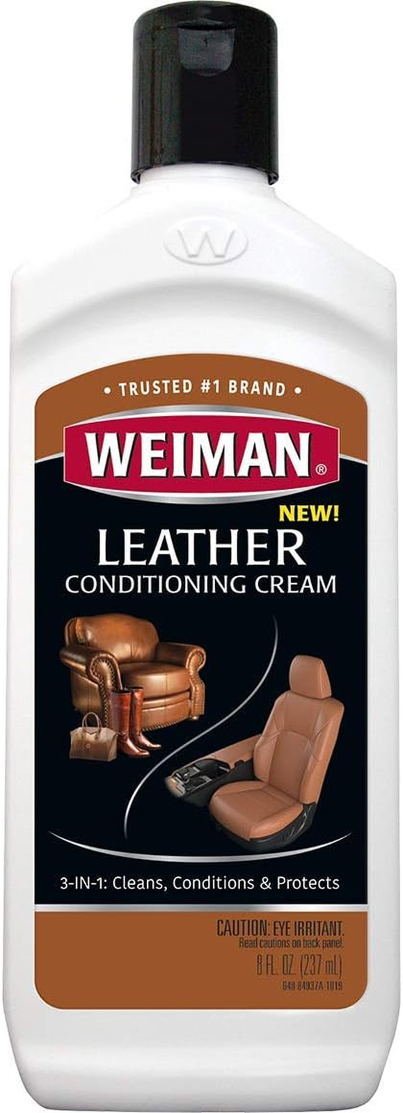3 in 1 Deep Leather Cleaner & Conditioner Cream – Restores Leather
