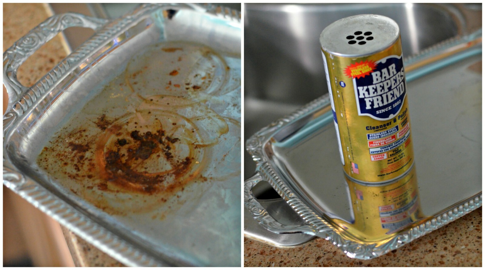 BAR KEEPERS FRIEND All-Purpose Powdered Cleanser Polish Rust Stains Grease Grime