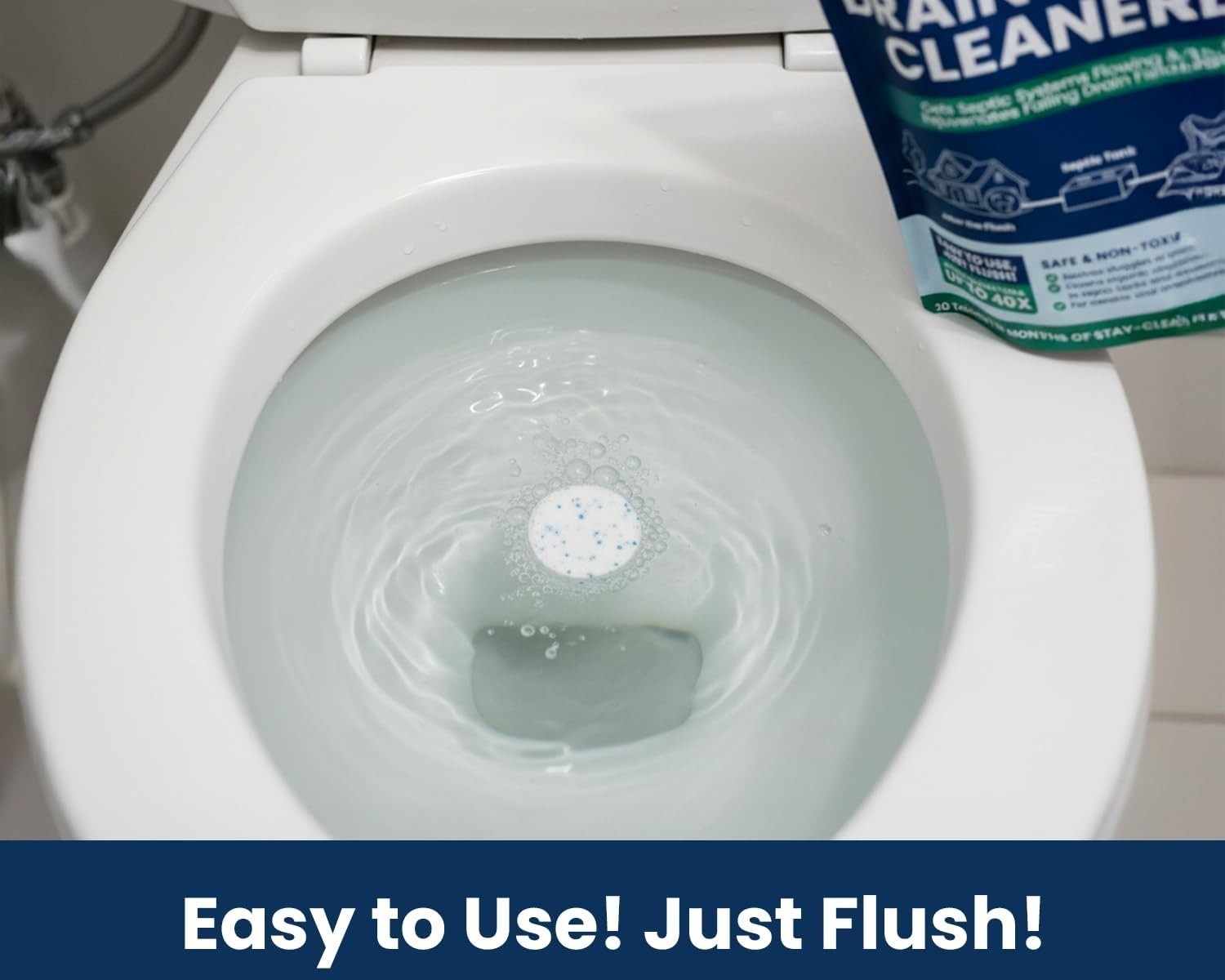 Accelerator by Dr. Pooper Drain Field Cleaner – Clears Septic Tank PLUS the L…
