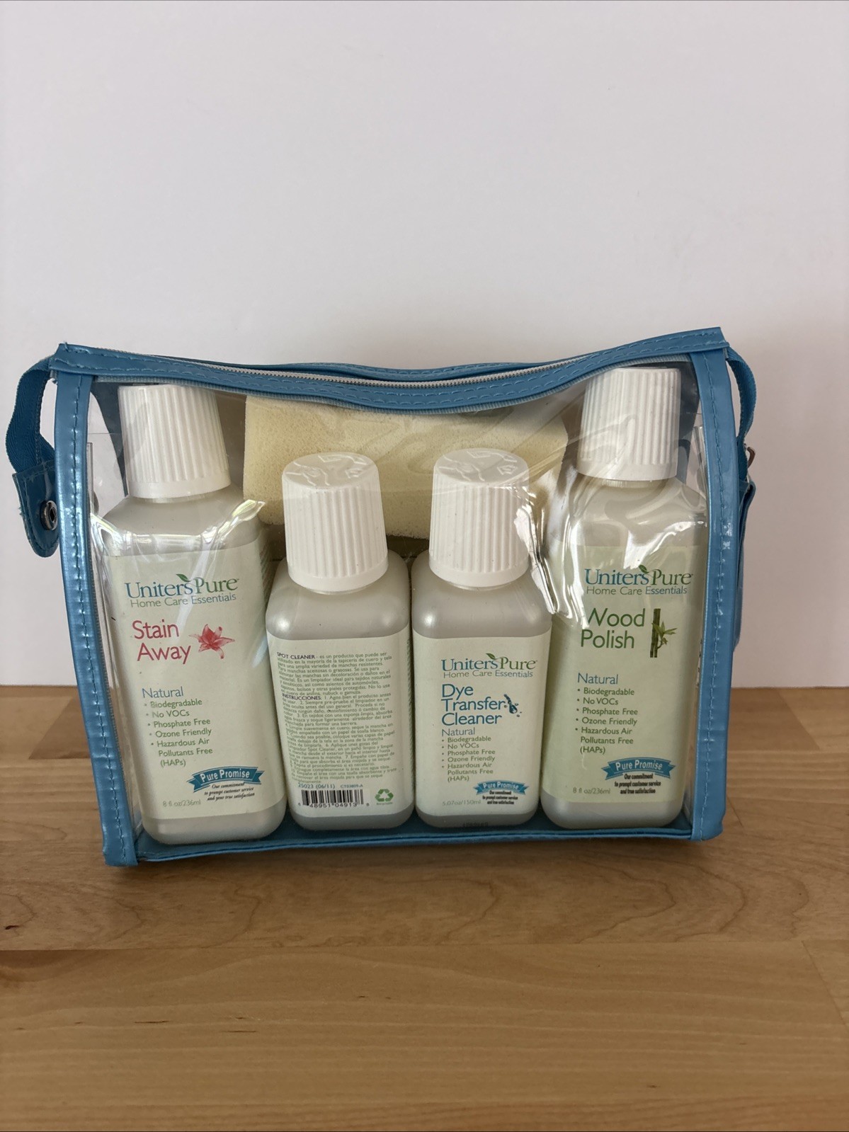 UNITERS PURE Home Care Essentials Natural Cleaner Kit Furniture Wood Leather NEW