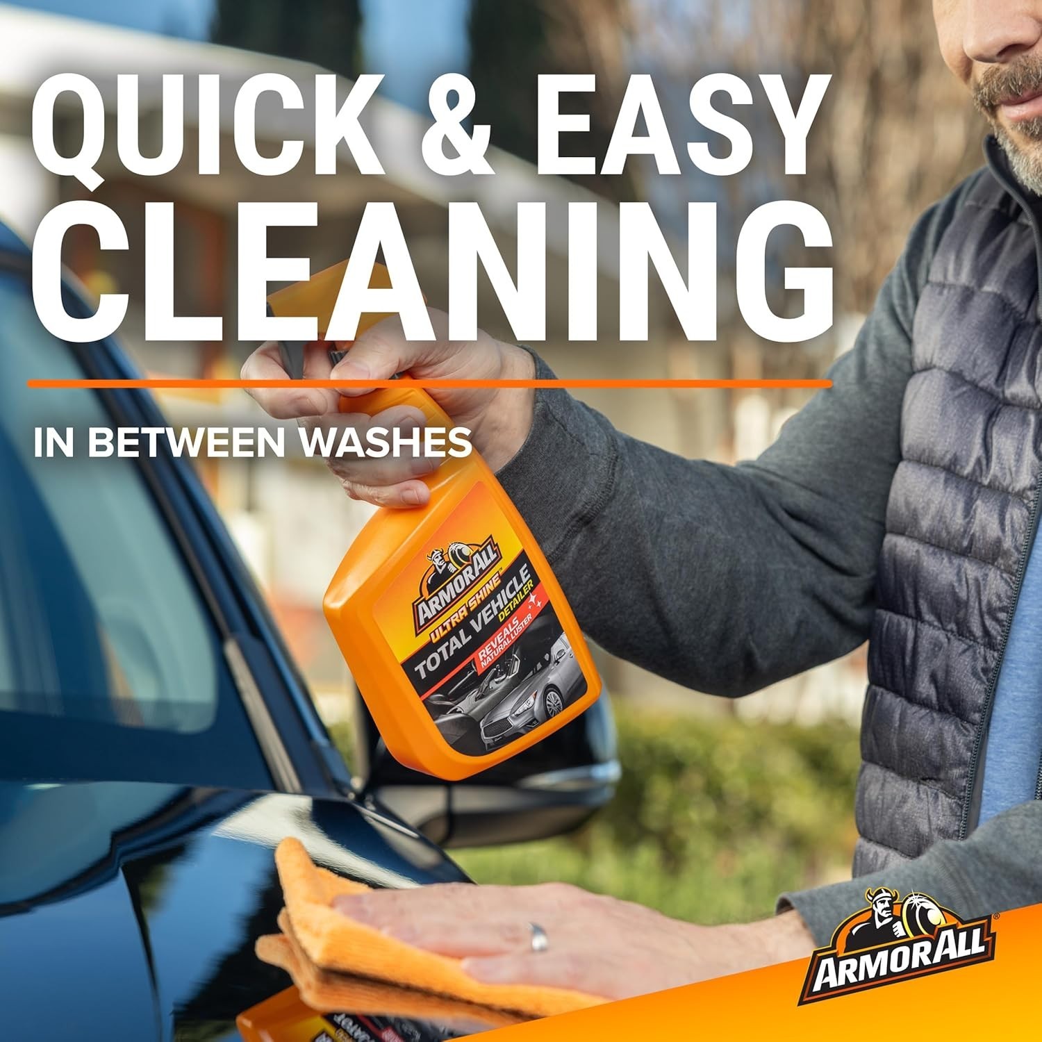 22 Fl Oz Ultra Shine Car Detailer Spray – Interior & Exterior Cleaning Solution
