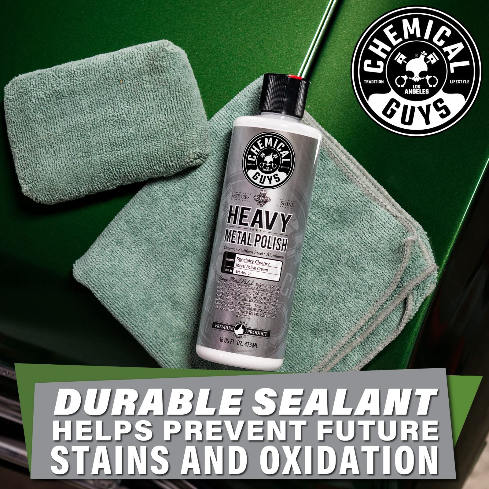 Chemical Guys SPI_402_16 Heavy Metal Polish Restorer and Protectant Safe for …