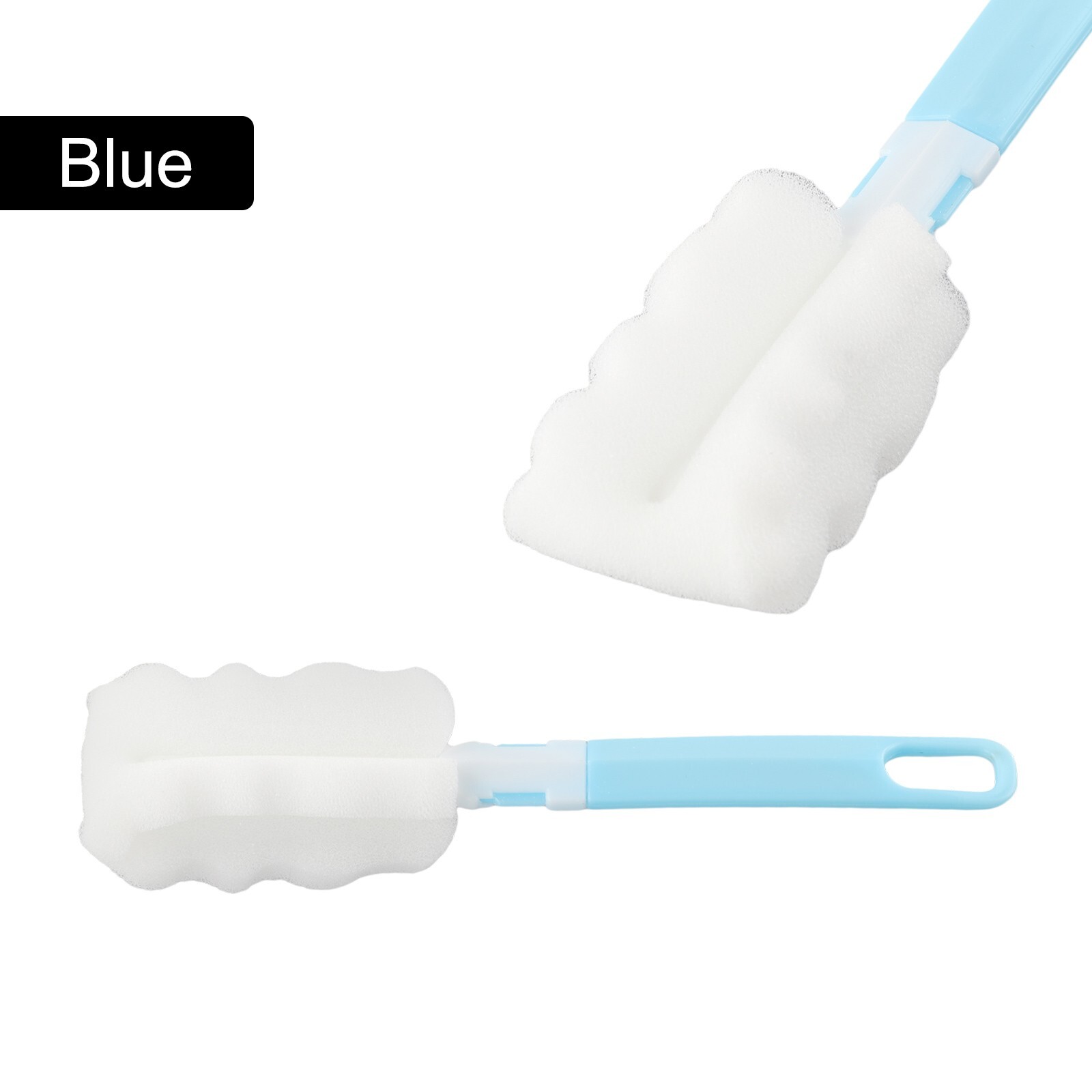Sponge Handle Brush Foam for Bottle Cup Glass Kitchen Car Baby Bottle Cleaning