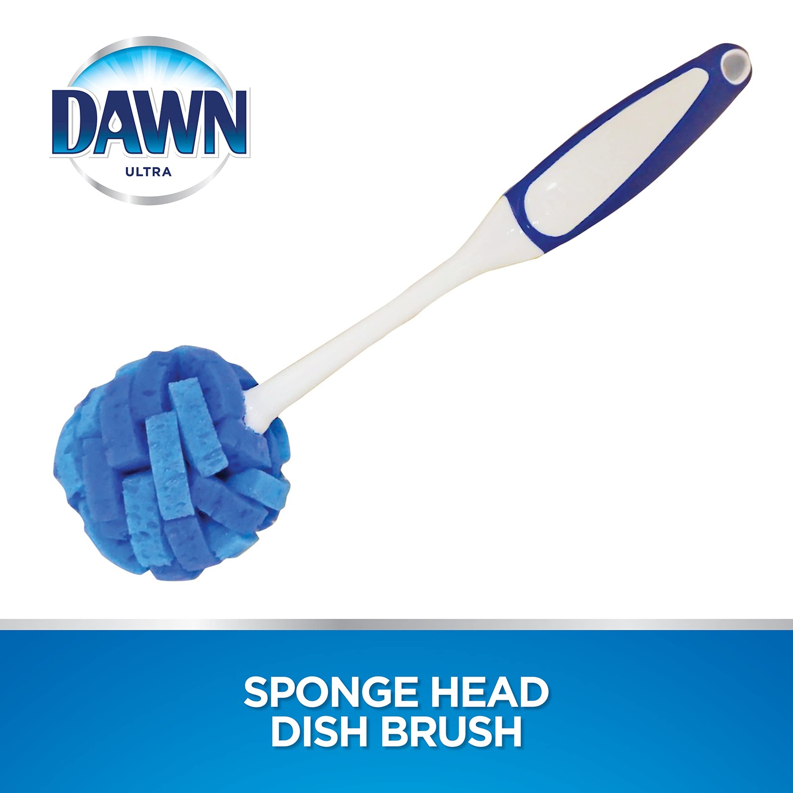 Dawn Ultra 11″ Puff Glassware & Dish Cleaning Brush 2 Pack Soft Scrubber Kitchen