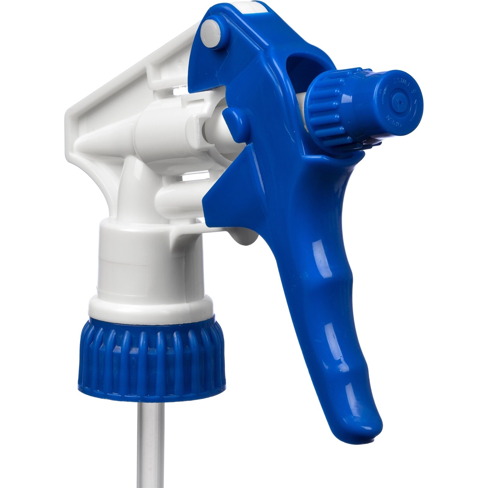 6 Pc Pack Blue/ White Heavy Duty Trigger Sprayer, 9- 1/4” Dip Tube 28-400