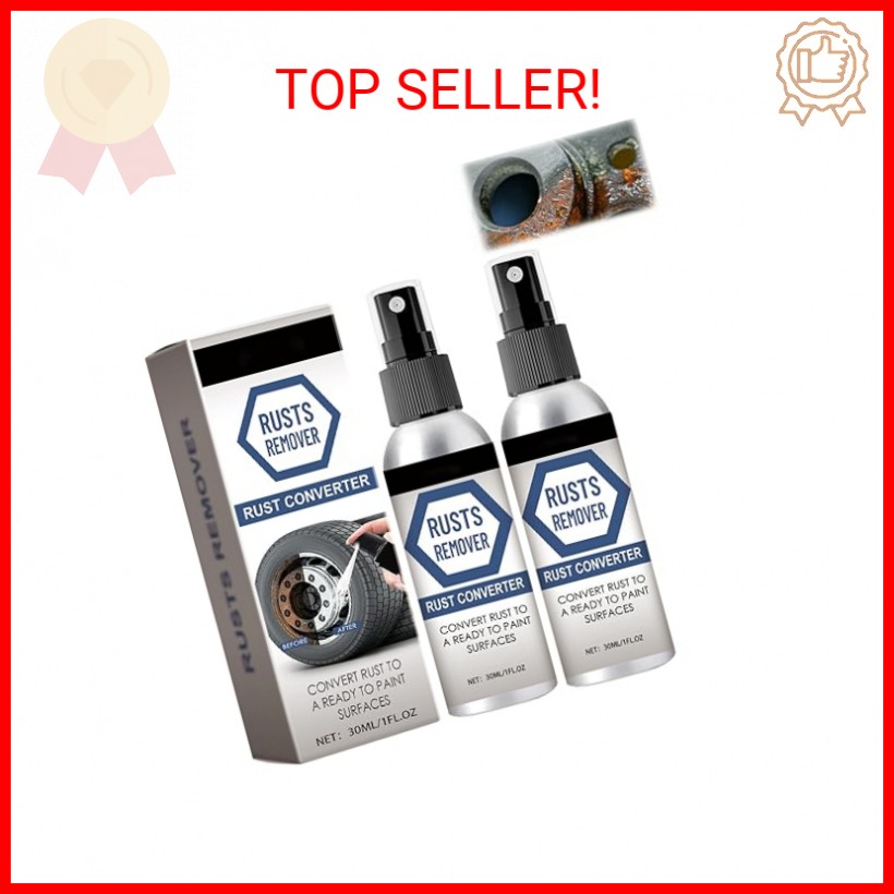2PCS Rust Remover Spray,2025 Upgrade Rust Remover for Metal, 2.0 Anti Iron Out S