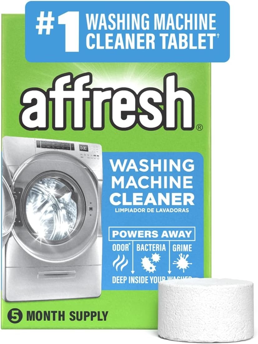 Affresh Washing Machine Cleaner Causing Bacteria & Grime 5 Time Release Tablets