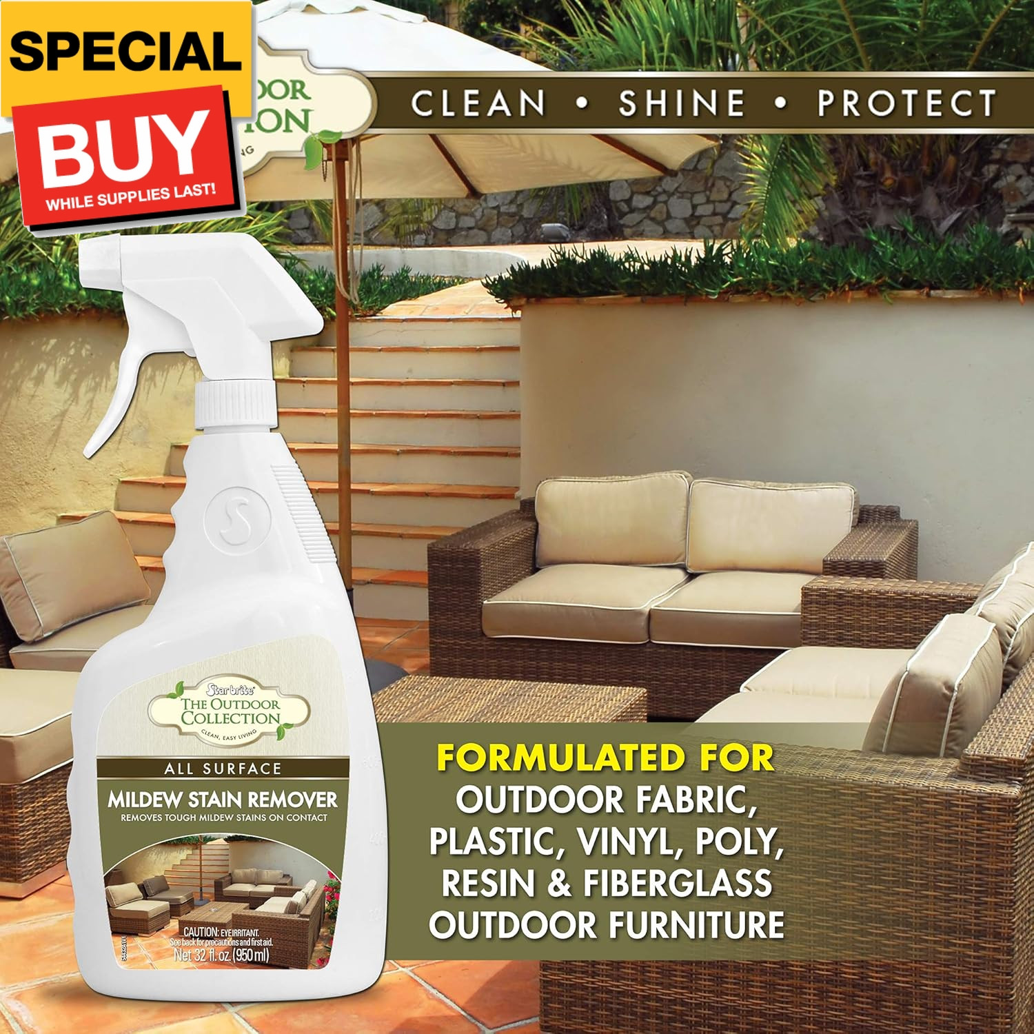 The Outdoor Collection Mildew Stain Remover – 32 OZ (54432)