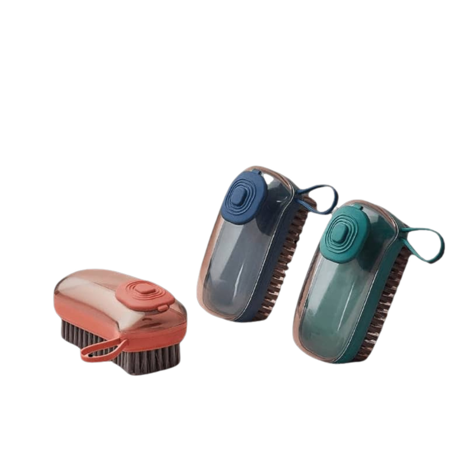 Brush – Soap Dispensing (Pack of 3 – Blue, Green, Orange)