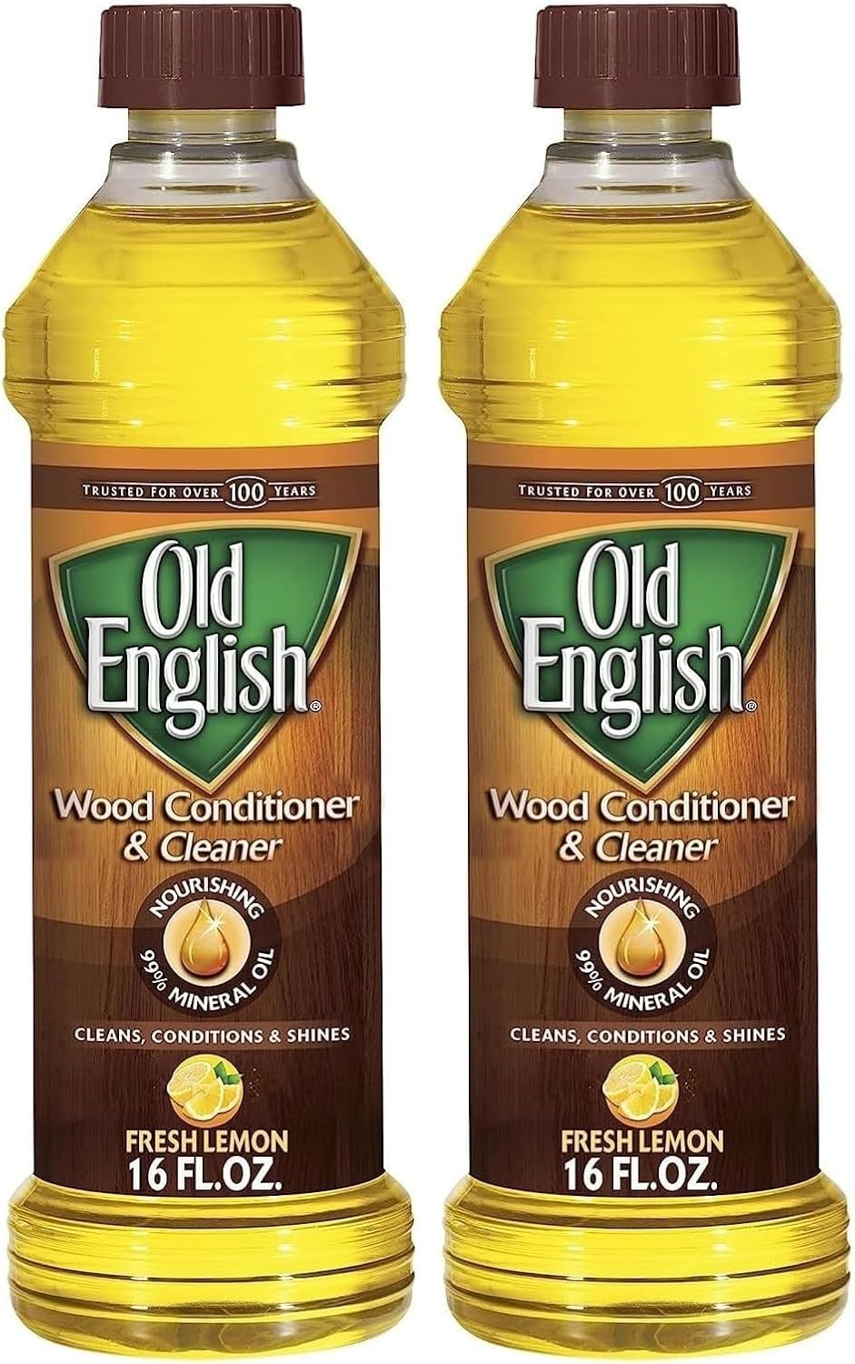Old English Oil, Bottle Lemon 16 Fl Oz (Pack of 2)