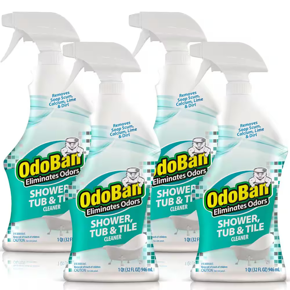 32 Oz. Shower, Tub and Tile Cleaner, Powerful Foaming Bathroom Cleaner for Hard