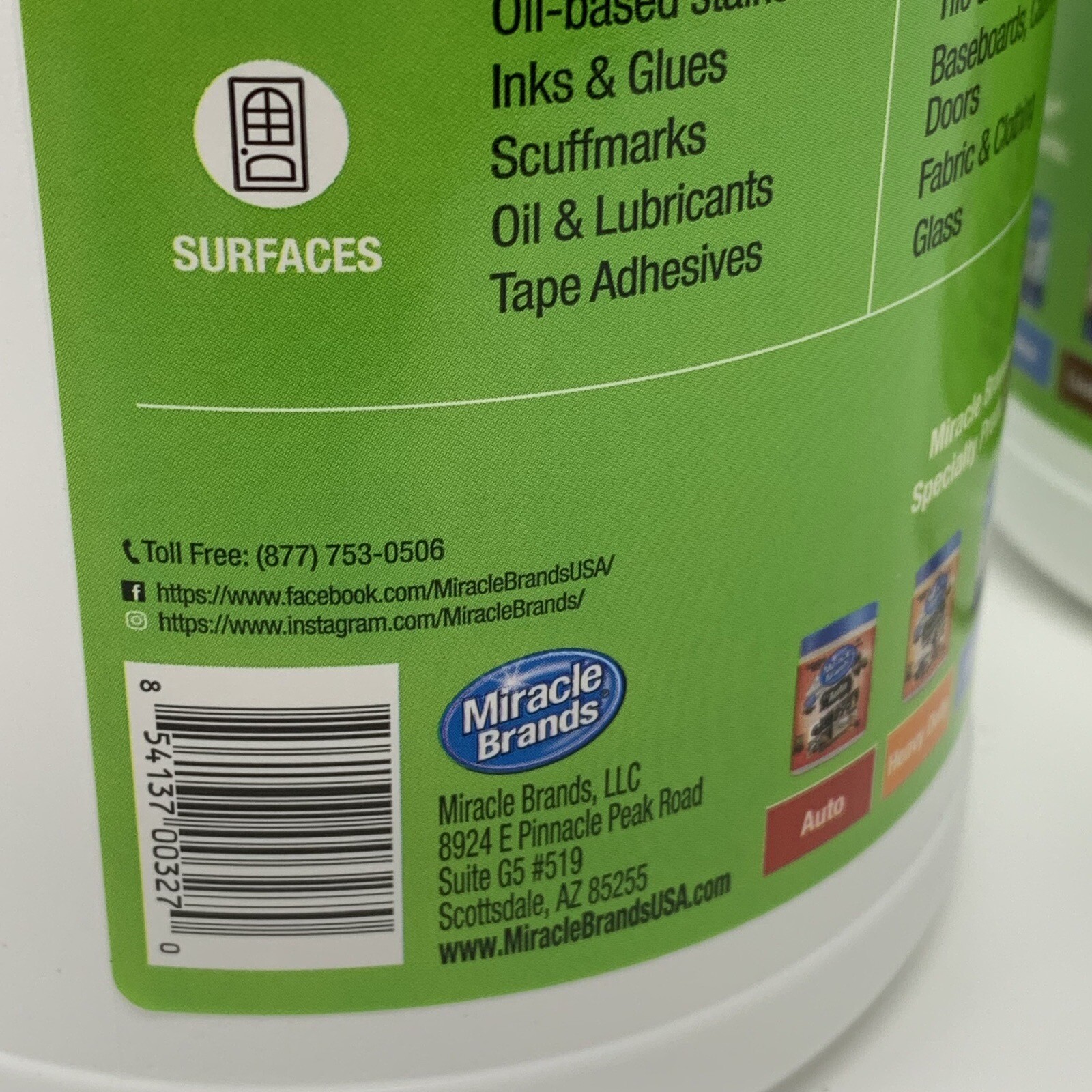Lot of 2 Miracle Brands Paint Wipes – Textured Wet Wipes 180 Ct Total – 12″ x 6″