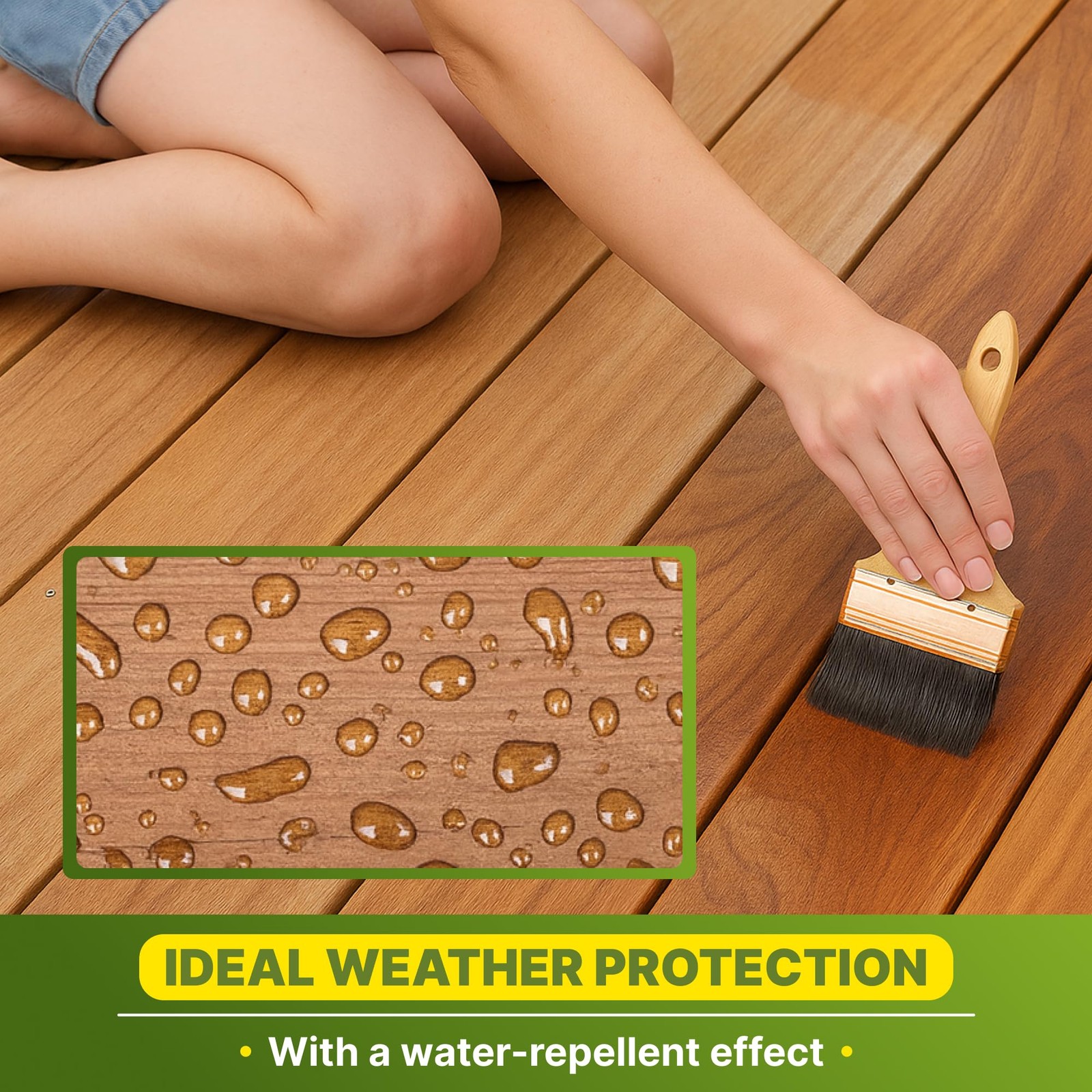 Teak Oil for Outdoor Furniture, 34 Oz – Outdoor Wood Oil & Sealer for Teak, A…