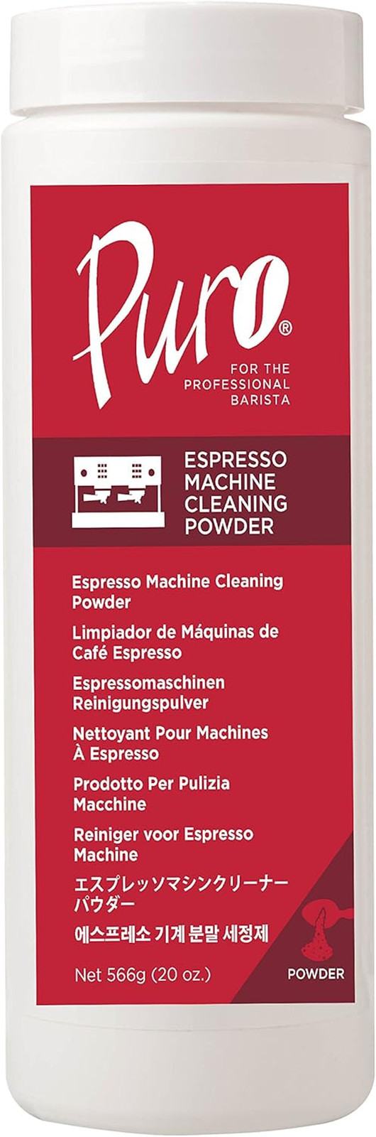 Puro Caff – 20 Ounce – Espresso Machine Cleaner Cleaning Powder Back Flush Espr