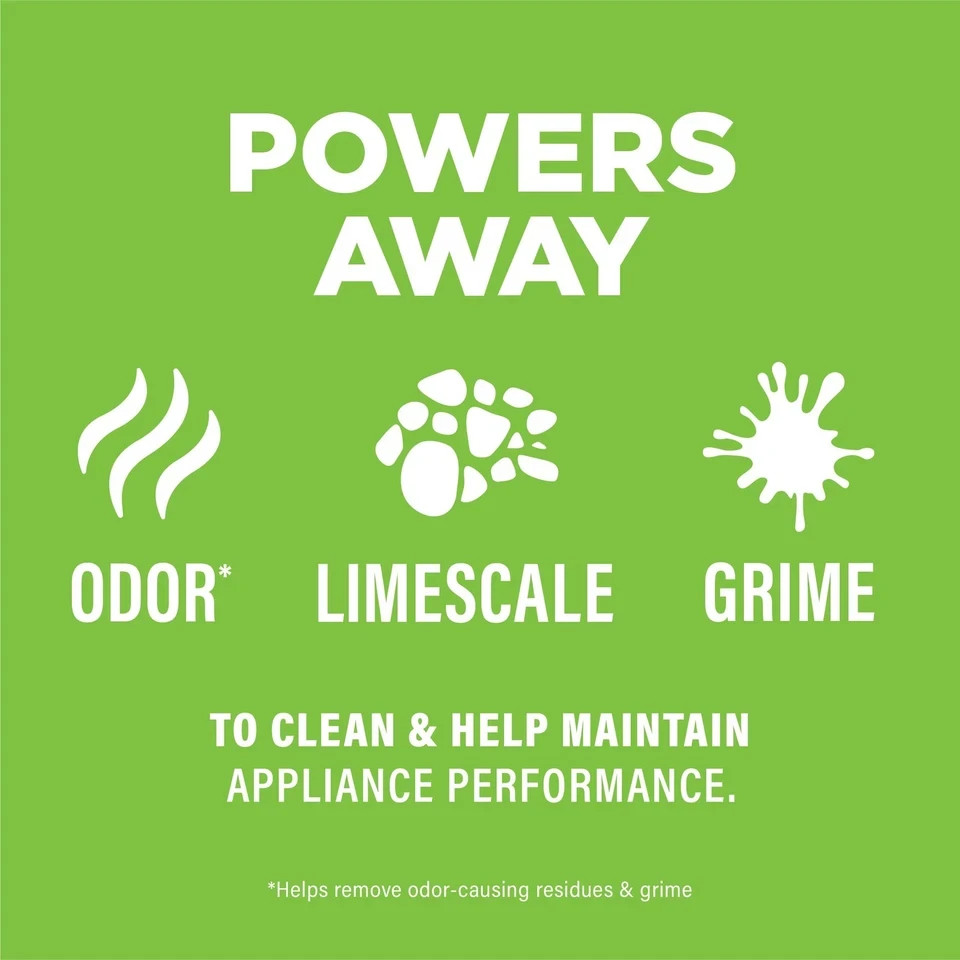 Dishwasher Cleaner, Helps Power Away Odor Causing Bacteria, Limescale, Minera…