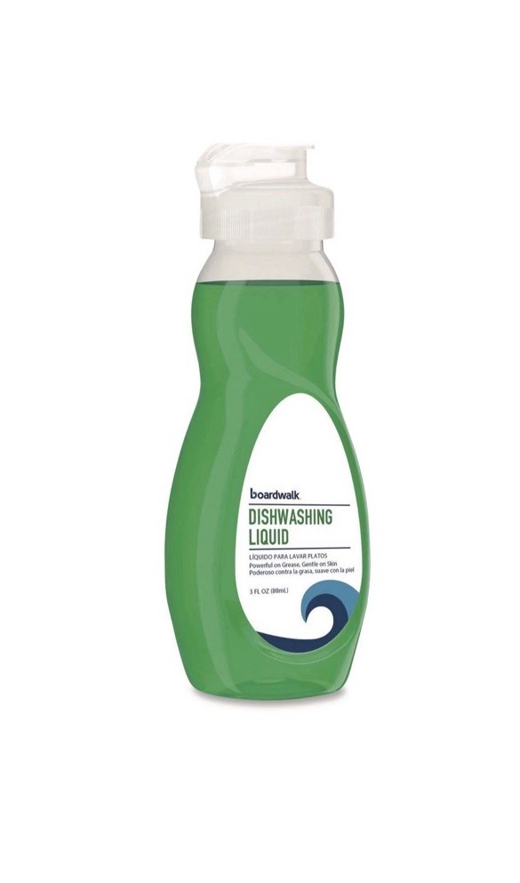 Boardwalk Manual Dishwashing Dish Soap 3oz Bottle (72 pack)