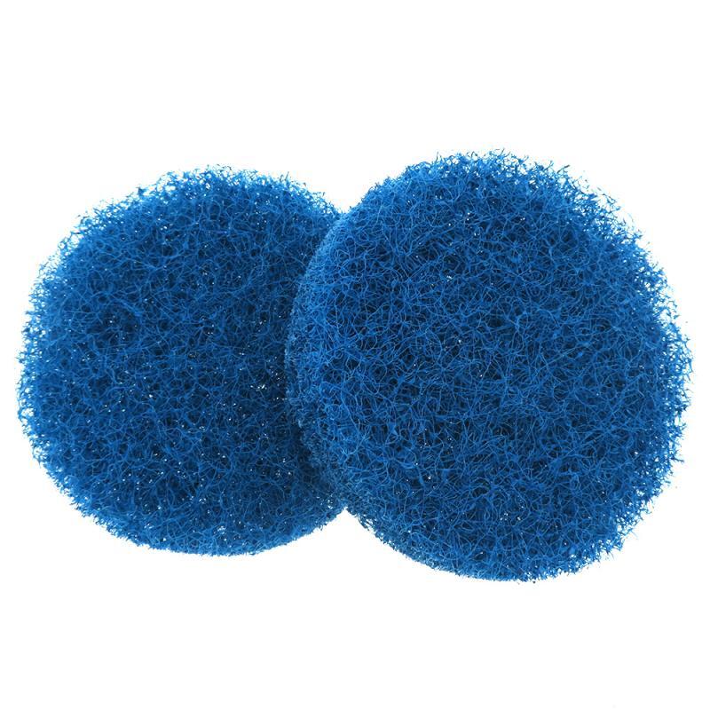 4 Inch 100mm Blue Round Flocking Scouring Pad Nylon Fiber Abrasive Sanding Discs