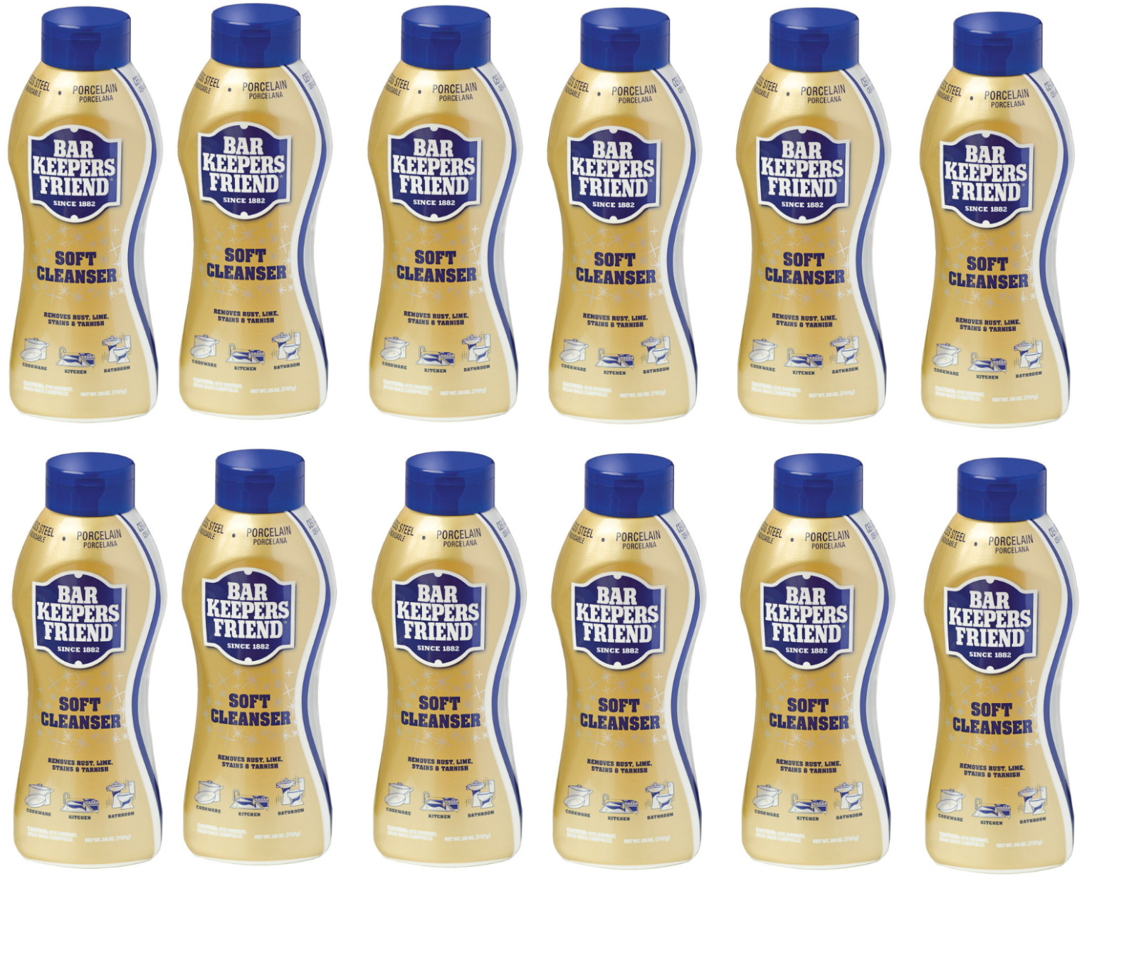12 pack Bar Keepers Friend All-Purpose Cleaner, 26 fl oz
