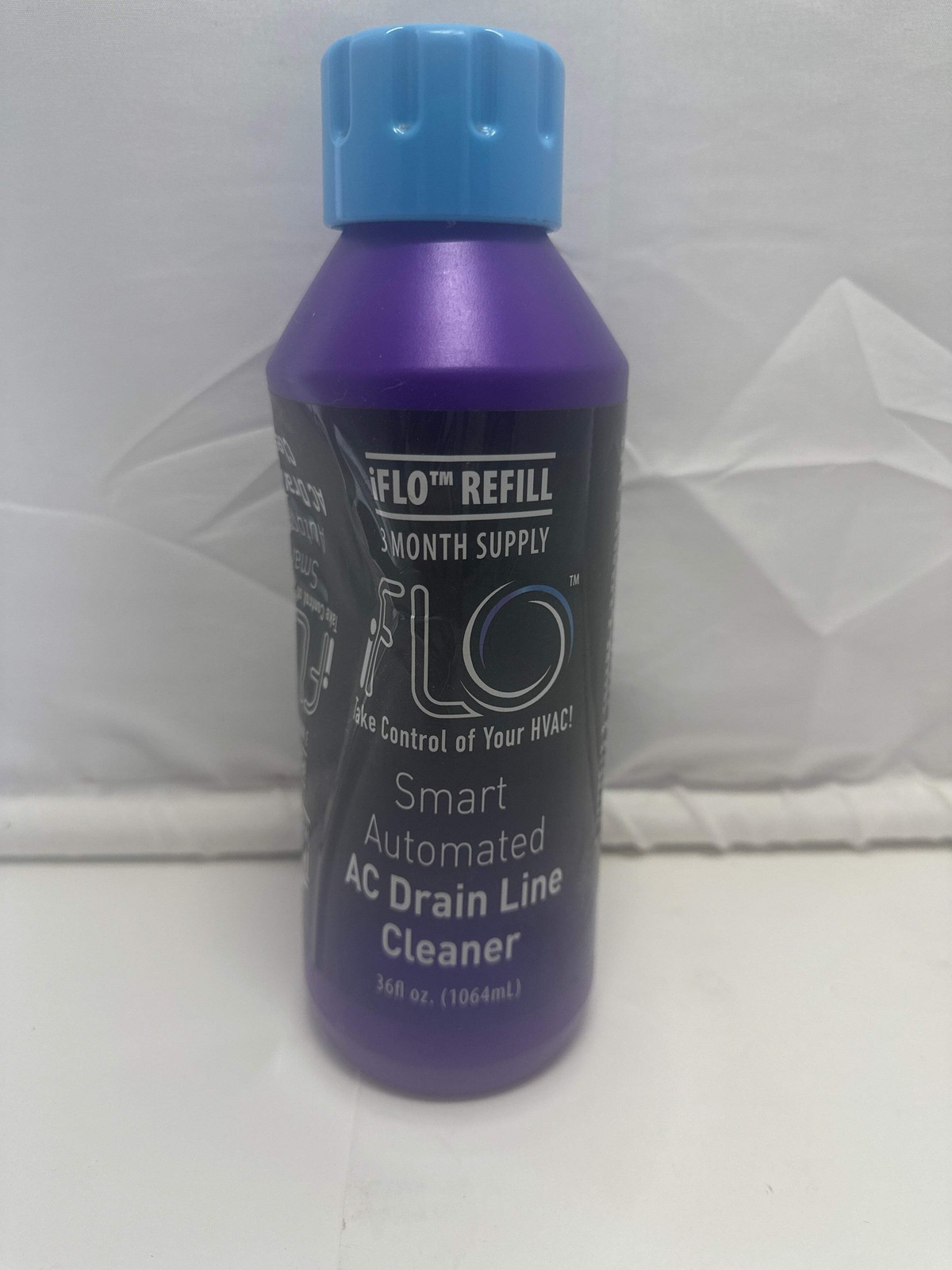 iFlo Refill Smart Automated A/C Drain Line & Pan Cleaner 3-Month Supply 36 oz