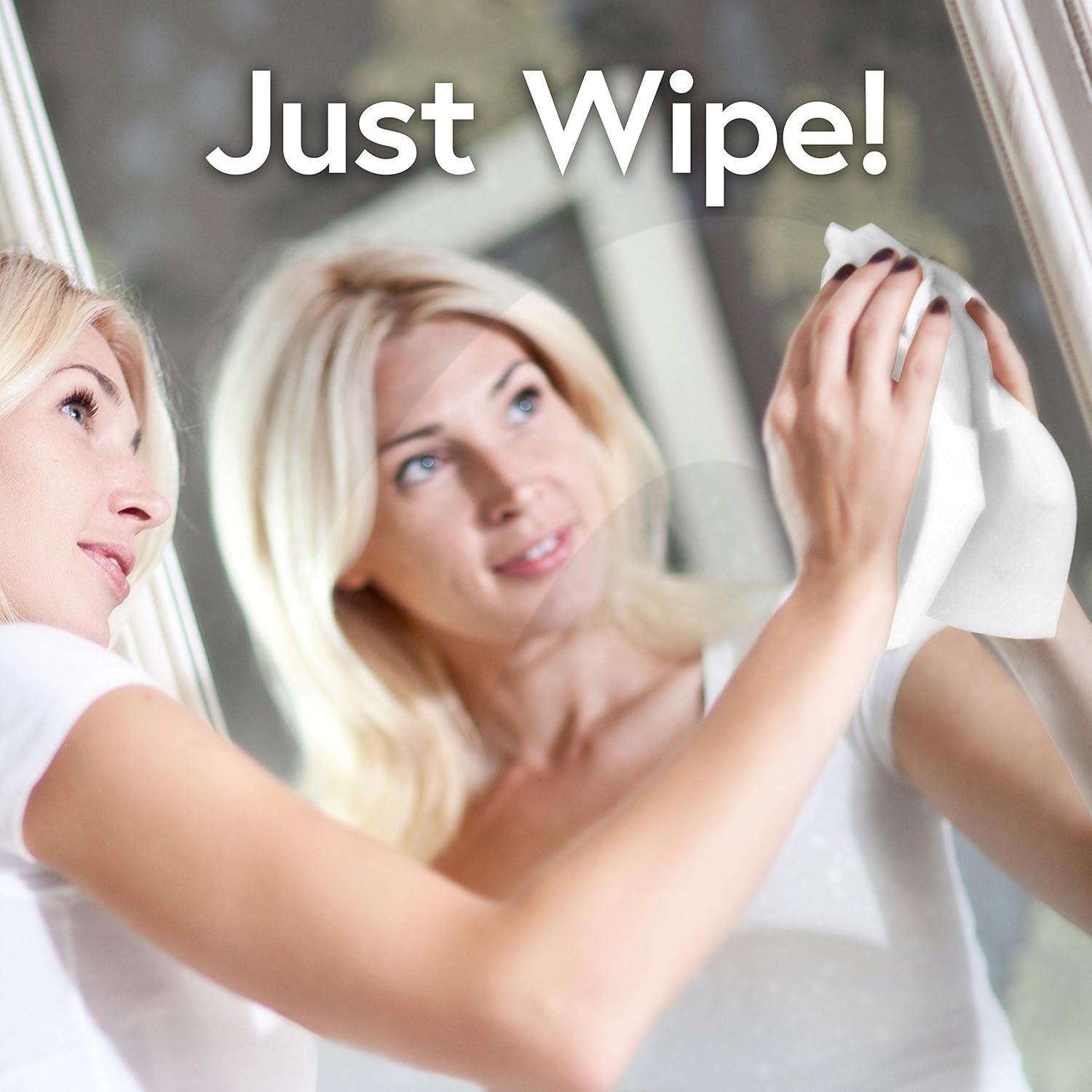 38 Biodegradable Glass Cleaning Wipes – Streak-Free Shine & Scent