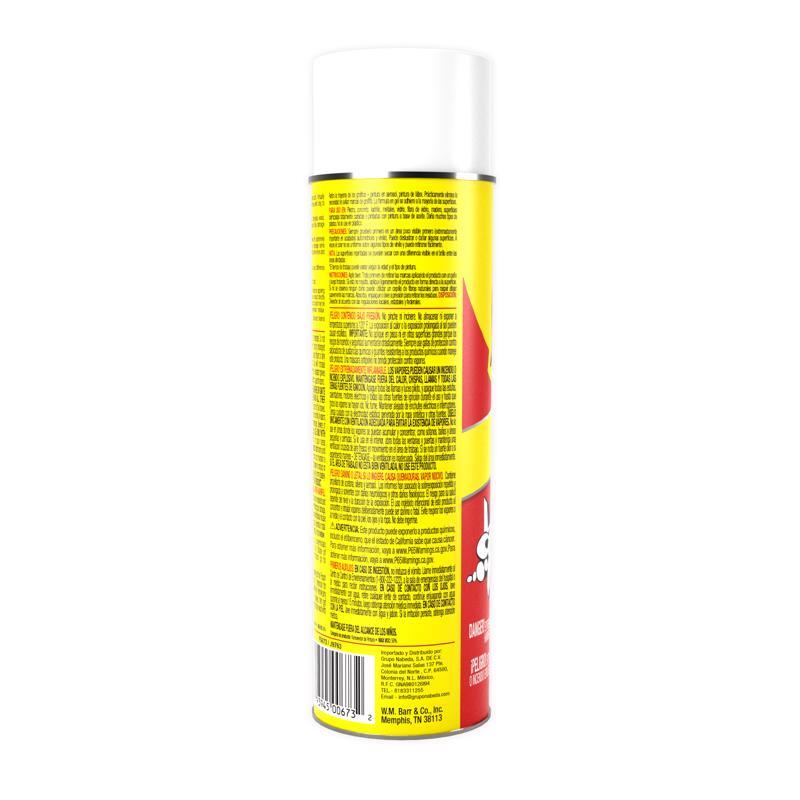 Goof Off FG673 Graffiti Remover, Opaque Viscous Liquid, 16 oz Aerosol Can Clear