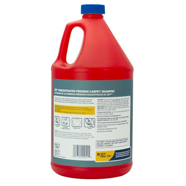 Zep Premium Carpet Shampoo – 1 Gallon 4 Pack – ECZUPXC1282 – Pro Strength