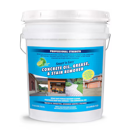 Dumond 0959 Oil And Grease Remover, 5 Gal Pail, Liquid, Red/Yellow