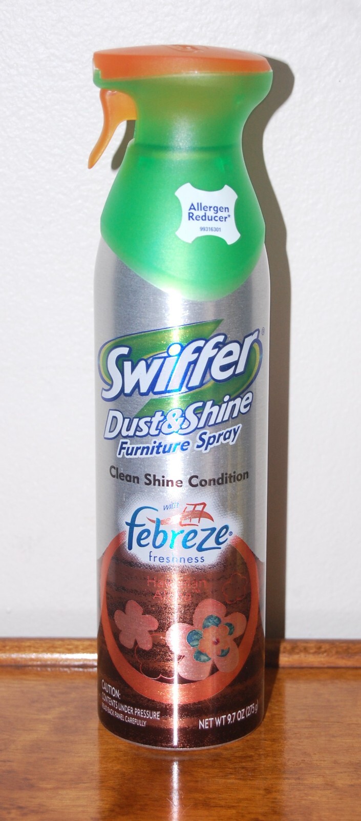 1 Can Swiffer Dust & Shine Furniture Spray with Febreze, Hawaiian Aloha