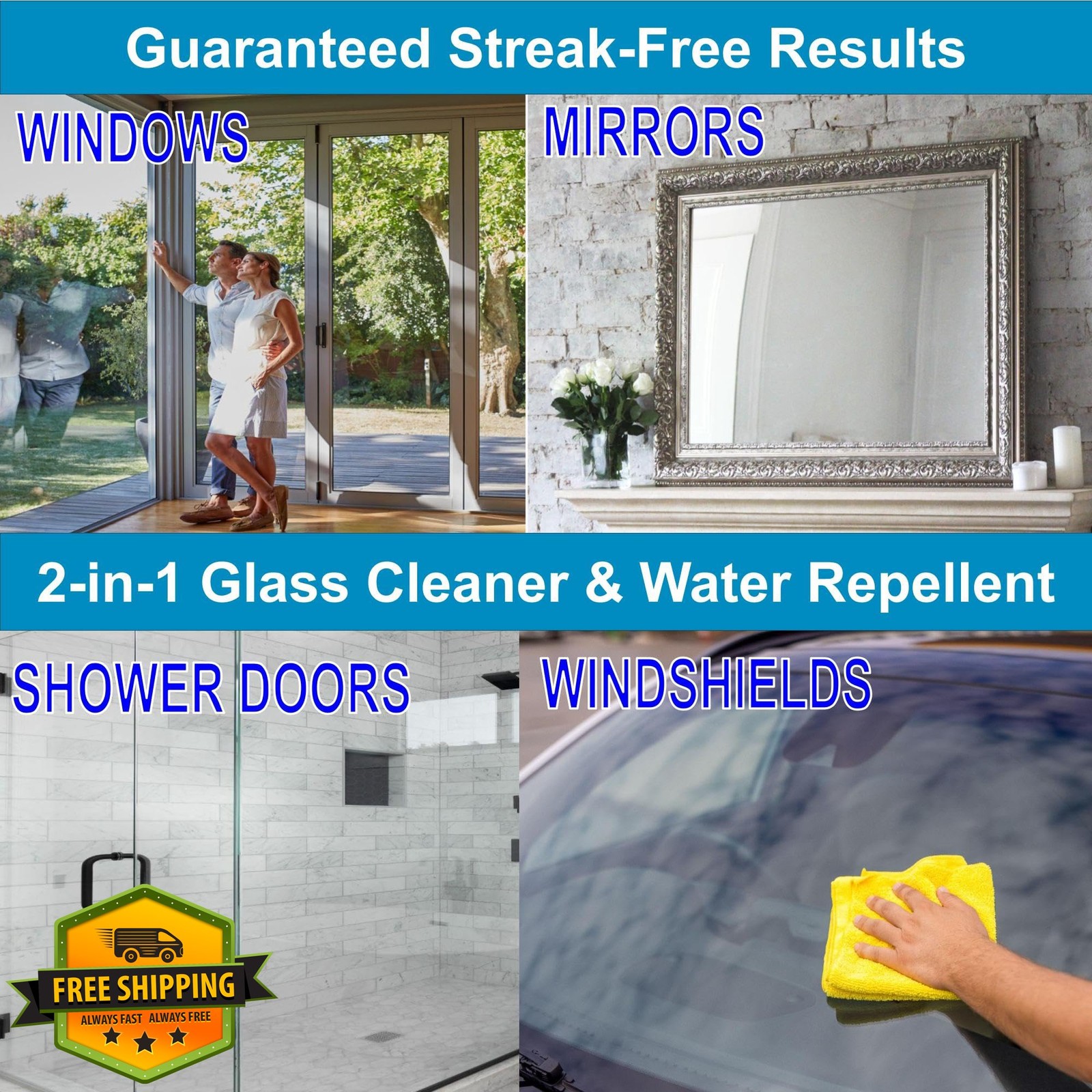 CPR Glass Cleaner W/ Microfibers 22 oz