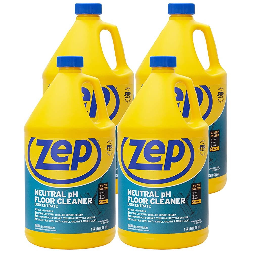 Zep Neutral pH Floor Cleaner. 1 Gallon (Case of 4) – ZUNEUT128